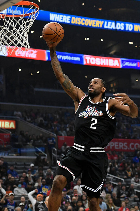 La Clippers Team Kawhi Leonard 2 American Basketball Poster Wall Art Print Home Wall Decor - xonomax