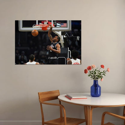 La Clippers Basketball Team Kawhi Leonard American Athlete Poster Wall Art Print Home Wall Decor - xonomax