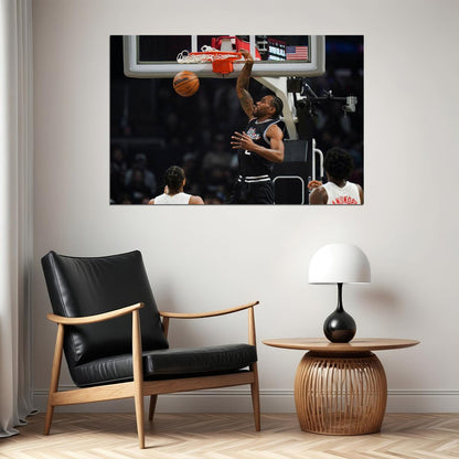 La Clippers Basketball Team Kawhi Leonard American Athlete Poster Wall Art Print Home Wall Decor - xonomax