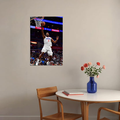 Kawhi Leonard American Athlete La Clippers Basketball Team Poster Wall Art Print Home Wall Decor - xonomax