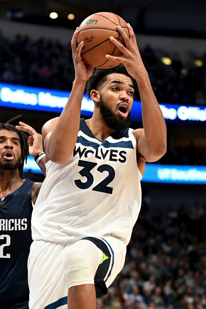 Minnesota Timberwolves Karl Anthony Towns Basketball Poster Wall Art Print Home Wall Decor - xonomax