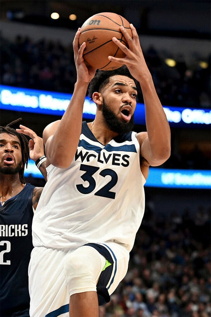 Minnesota Timberwolves Karl Anthony Towns Basketball Poster Wall Art Print Home Wall Decor - xonomax