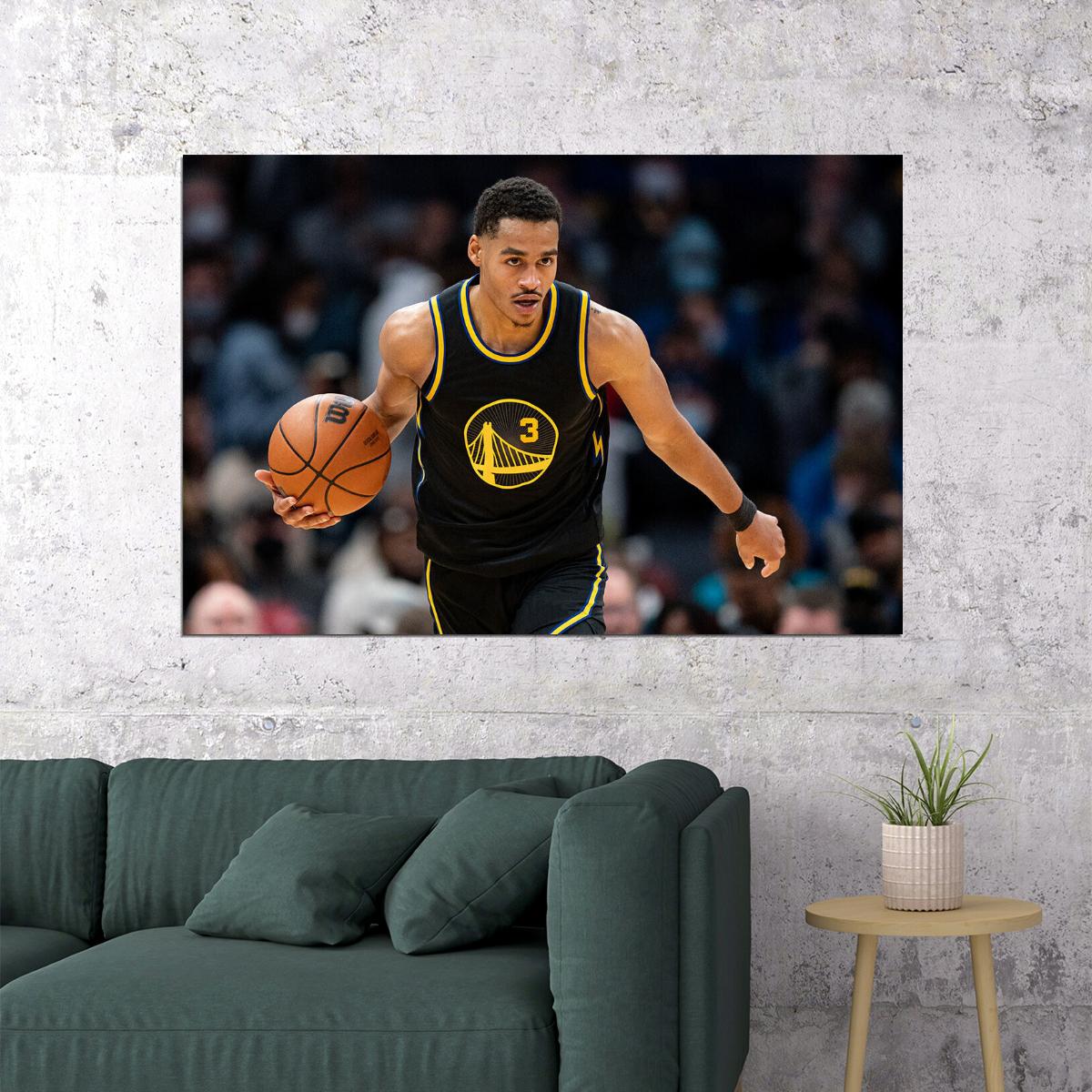Jordan Poole American Athlete 3 Golden State Warriors Team Poster Wall Art Print Home Wall Decor - xonomax