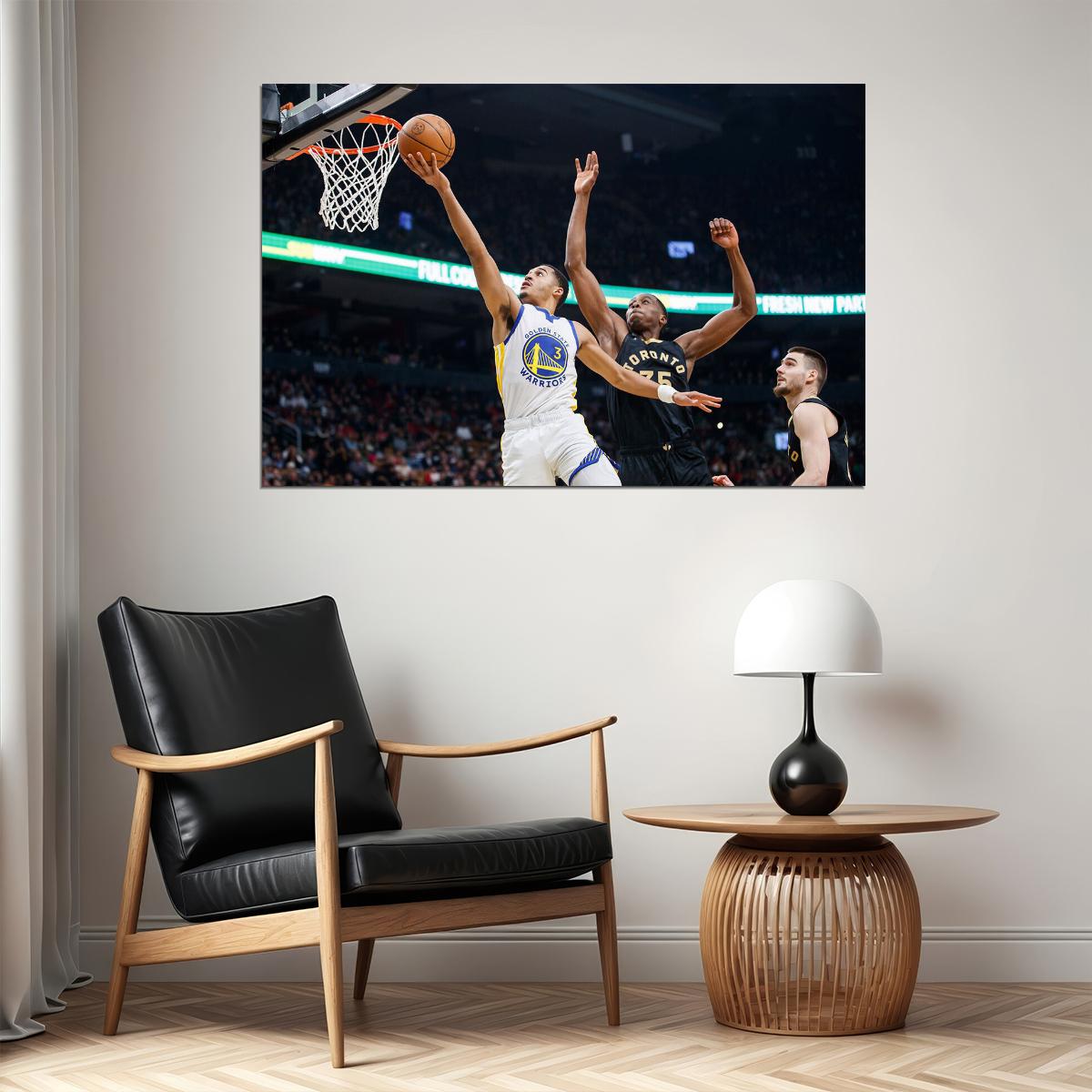 Golden State Warriors Team Jordan Poole American Athlete Poster Wall Art Print Home Wall Decor - xonomax