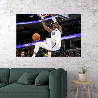 Memphis Grizzlies Team Match Jaren Jackson Jr Athlete Poster Wall Art Print Home Wall Decor - xonomax