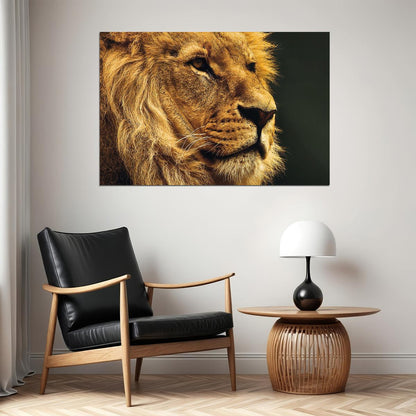 Wild Lion Dangerous Animals Nature Poster Wall Art Print Home Wall Decor - xonomax