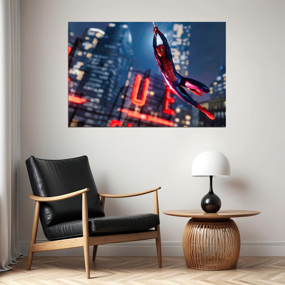 Spiderman Movie Adventure Action Poster Wall Art Print Home Wall Decor - xonomax
