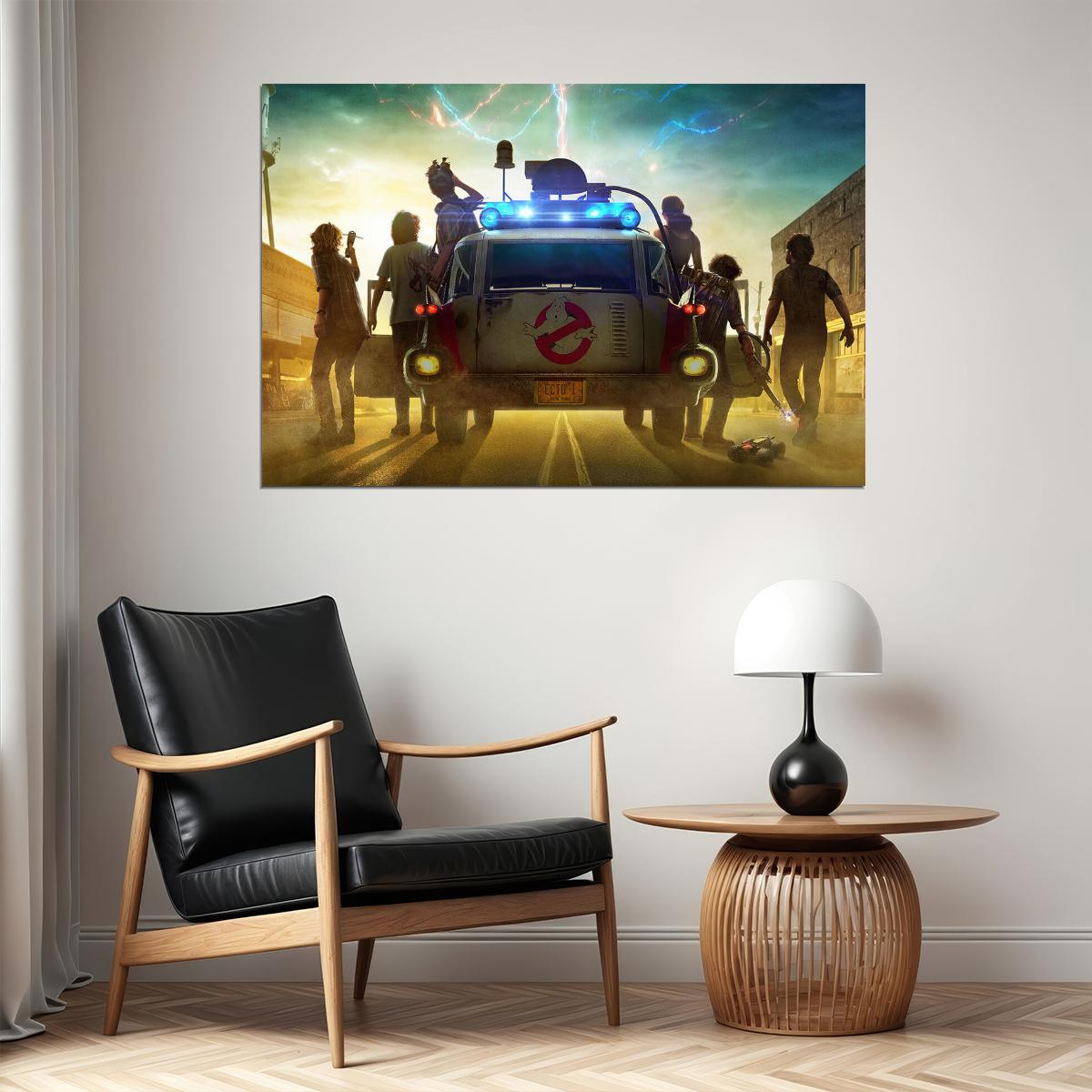 Ghostbusters Afterlife Movie Adventure Comedy Fantasy Poster Wall Art Print Home Wall Decor - xonomax