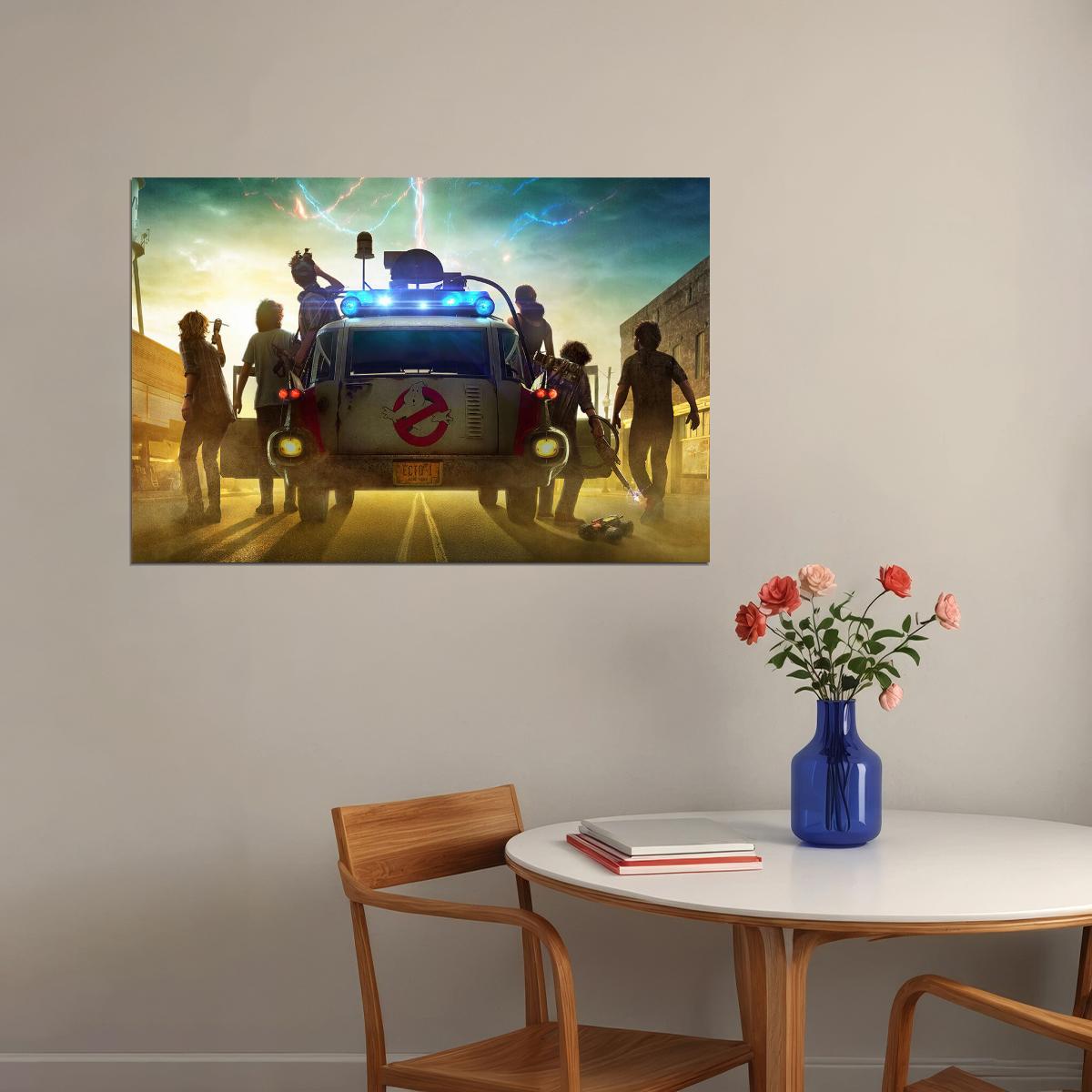 Ghostbusters Afterlife Movie Adventure Comedy Fantasy Poster Wall Art Print Home Wall Decor - xonomax