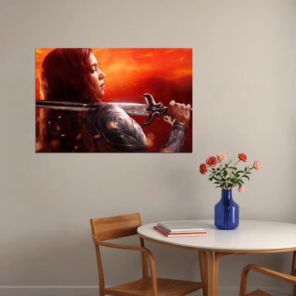 Red Sonja Movie Adventure Action Fantasy Poster Wall Art Print Home Wall Decor