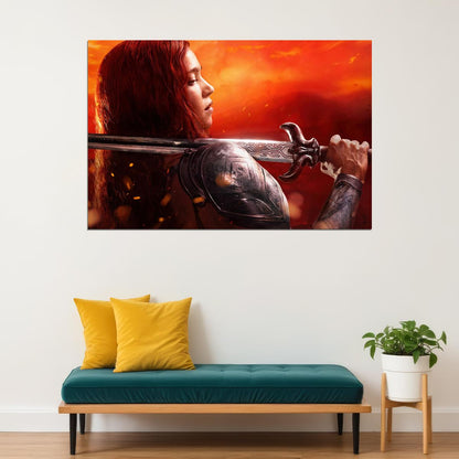 Red Sonja Movie Adventure Action Fantasy Poster Wall Art Print Home Wall Decor