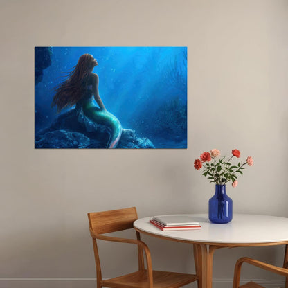 The Little Mermaid Movie Adventure Family Fantasy Poster Wall Art Print Home Wall Decor - xonomax