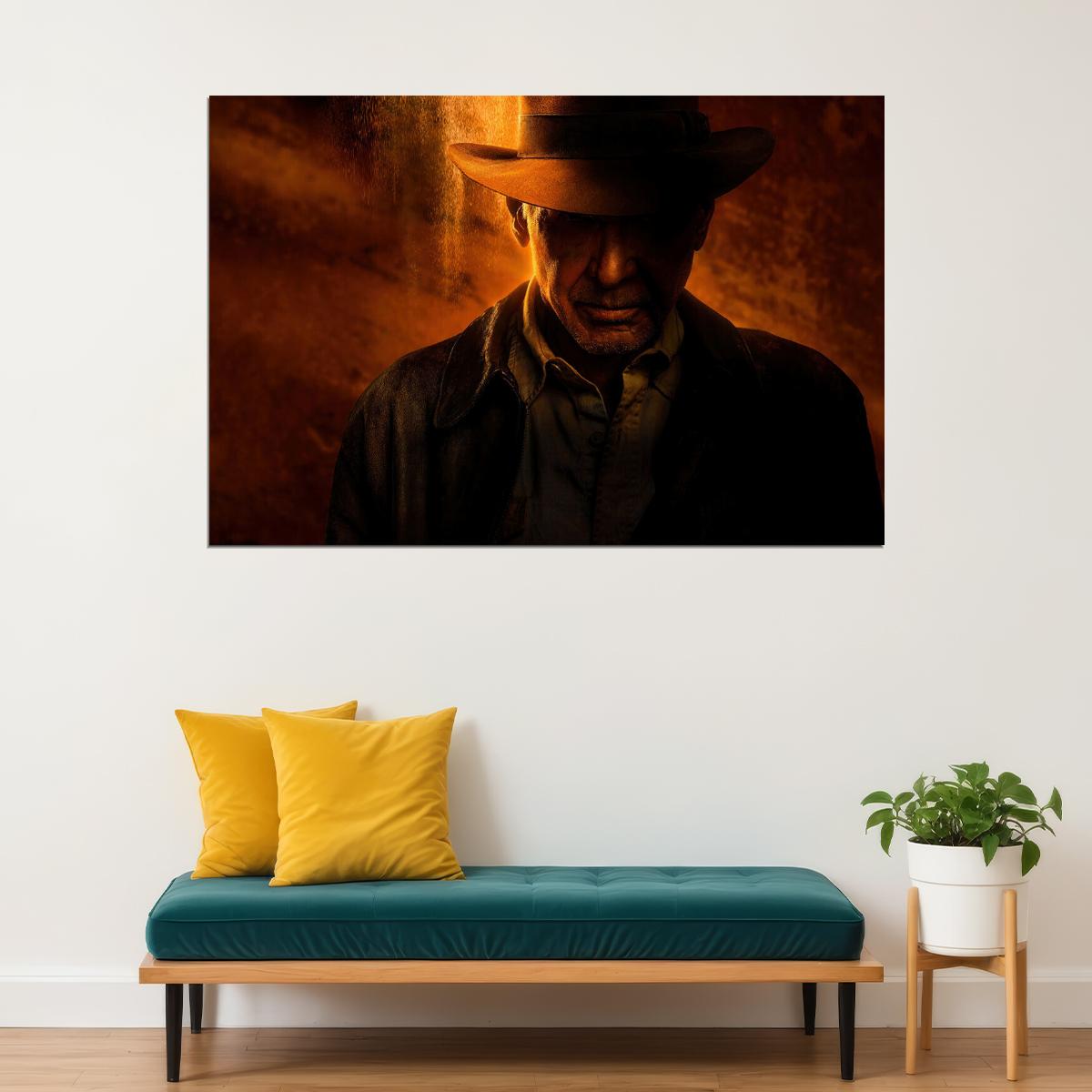 Indiana Jones And The Dial Of Destiny Movie Fantastic Poster Wall Art Print Home Wall Decor - xonomax