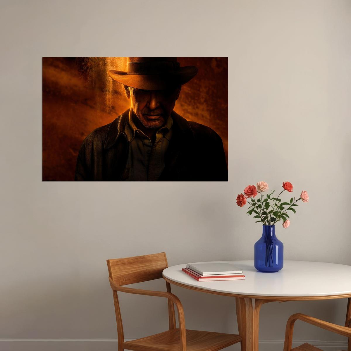 Indiana Jones And The Dial Of Destiny Movie Fantastic Poster Wall Art Print Home Wall Decor - xonomax