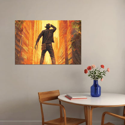 Indiana Jones And The Dial Of Destiny Movie Adventure Poster Wall Art Print Home Wall Decor - xonomax