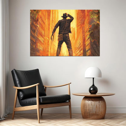 Indiana Jones And The Dial Of Destiny Movie Adventure Poster Wall Art Print Home Wall Decor - xonomax