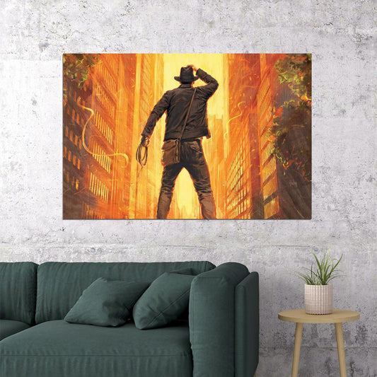Indiana Jones And The Dial Of Destiny Movie Adventure Poster Wall Art Print Home Wall Decor - xonomax
