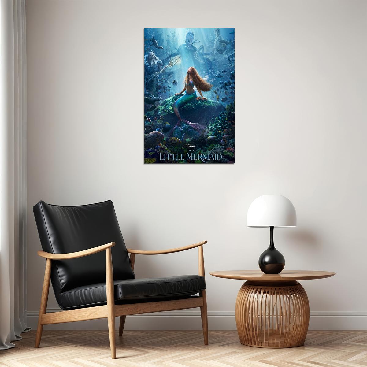 The Little Mermaid Movie Action Family Fantasy Poster Wall Art Print Home Wall Decor - xonomax