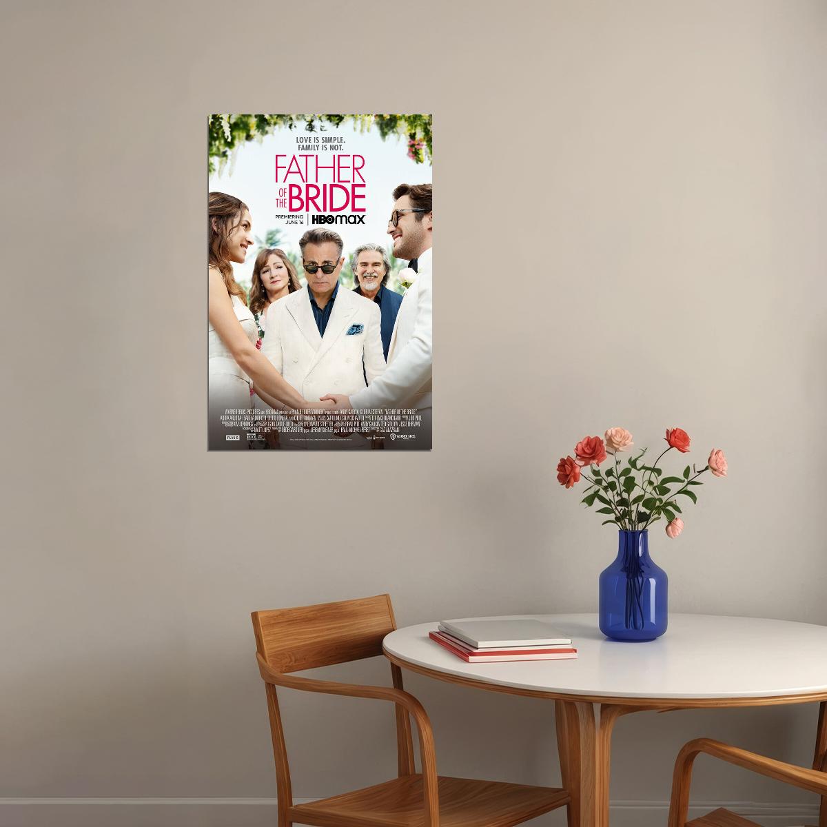 Father Of The Bride Romance Comedy Movie Poster Wall Art Print Home Wall Decor - xonomax