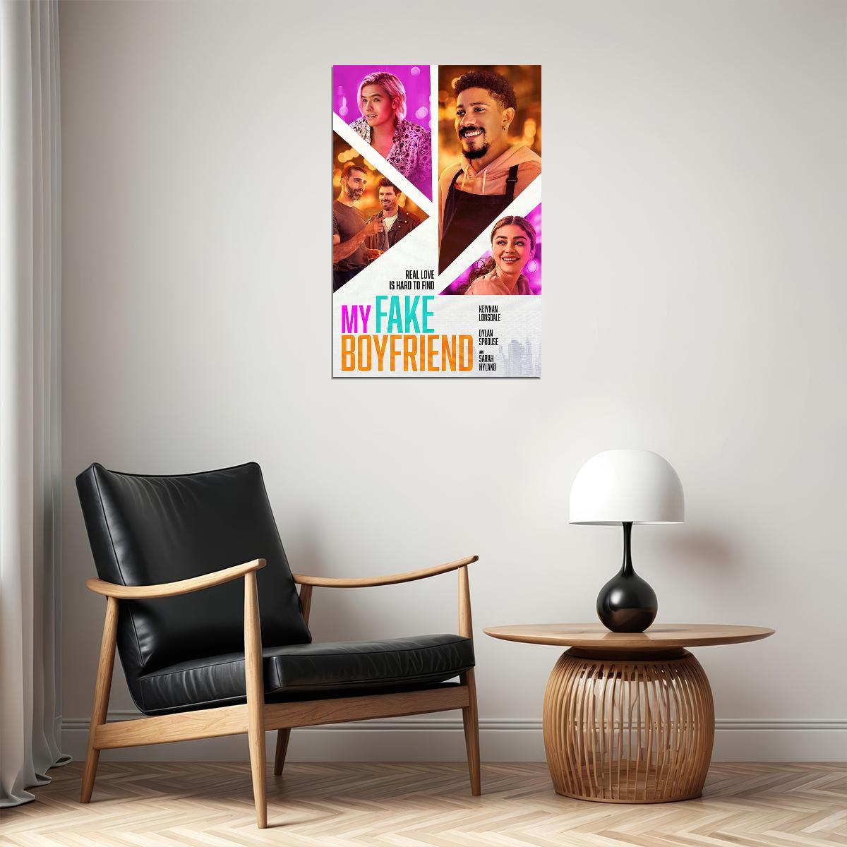 My Fake Boyfriend Romance Comedy Cinema Movie Poster Wall Art Print Home Wall Decor - xonomax