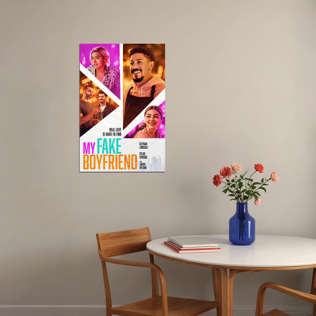 My Fake Boyfriend Romance Comedy Cinema Movie Poster Wall Art Print Home Wall Decor - xonomax