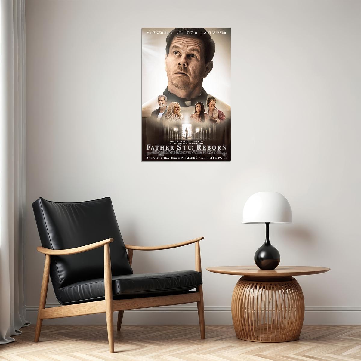 Father Stu Movie Drama Biography Poster Wall Art Print Home Wall Decor - xonomax