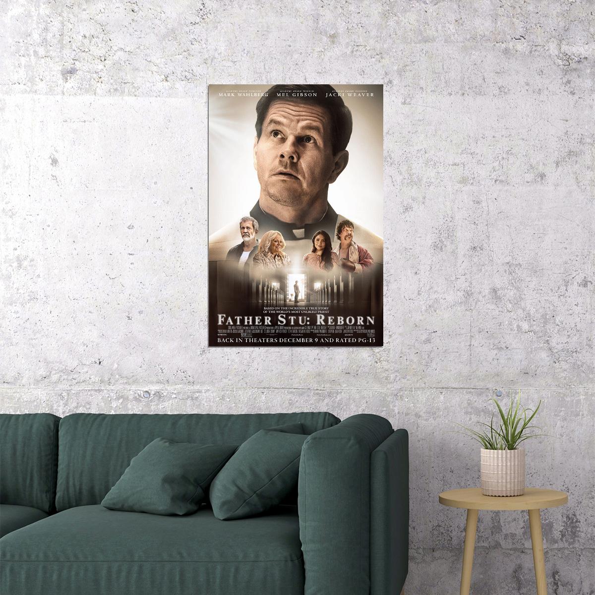 Father Stu Movie Drama Biography Poster Wall Art Print Home Wall Decor - xonomax