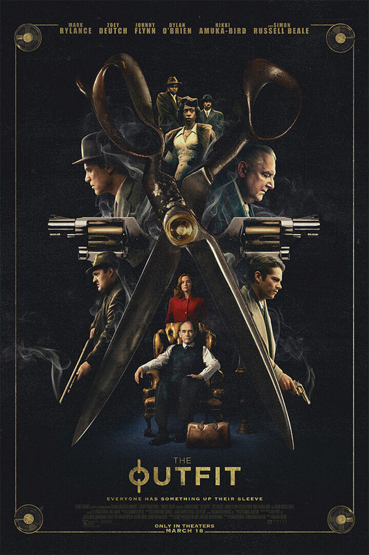 The Outfit Movie Crime Mystery Drama Poster Wall Art Print Home Wall Decor - xonomax