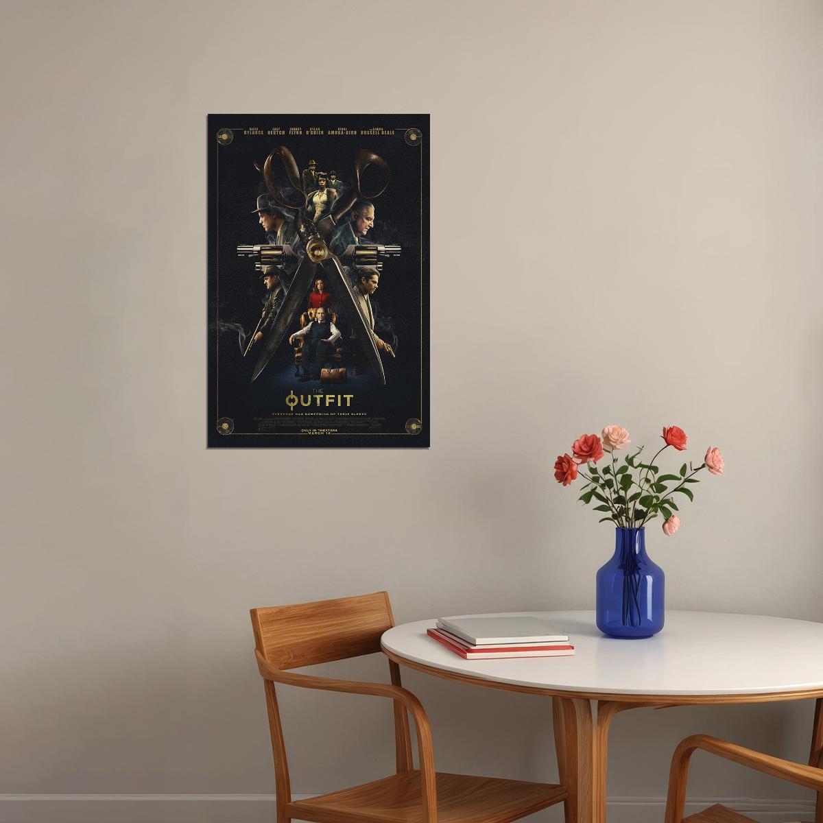 The Outfit Movie Crime Mystery Drama Poster Wall Art Print Home Wall Decor - xonomax