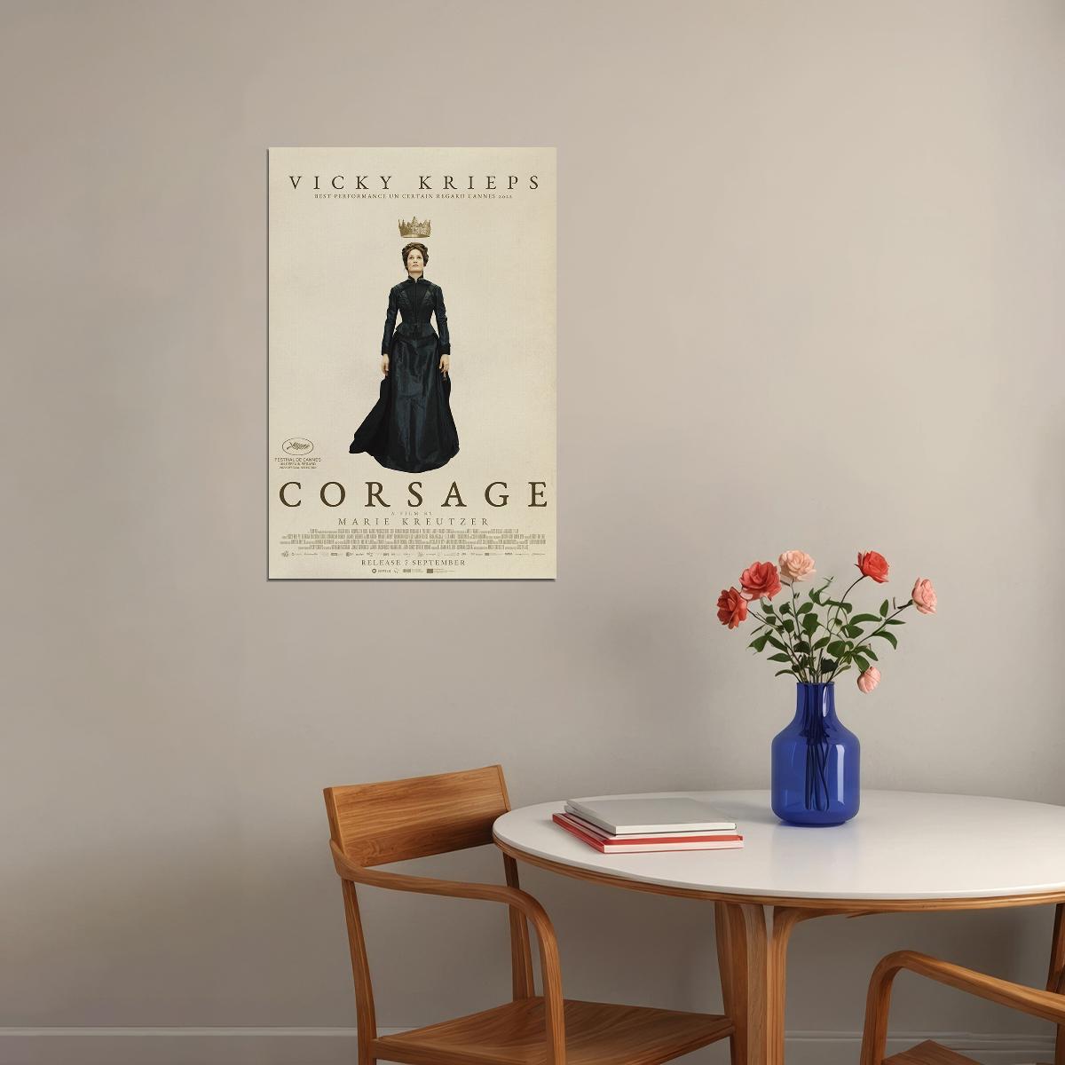 Corsage Movie Drama History Biography Poster Wall Art Print Home Wall Decor - xonomax