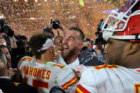 Patrick Mahomes Travis Kelce Kansas City Chiefs Footballer Poster Wall Art Print Home Wall Decor - xonomax