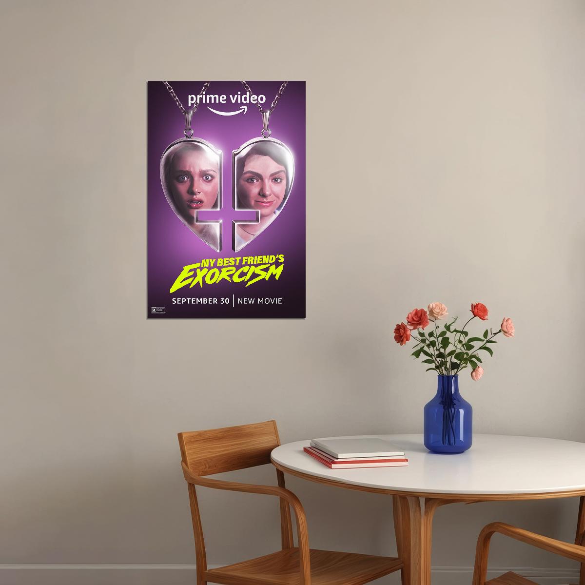 My Best Friend's Exorcism Supernatural Horror Comedy Movie 2022 Poster Wall Art Print Home Wall Decor - xonomax