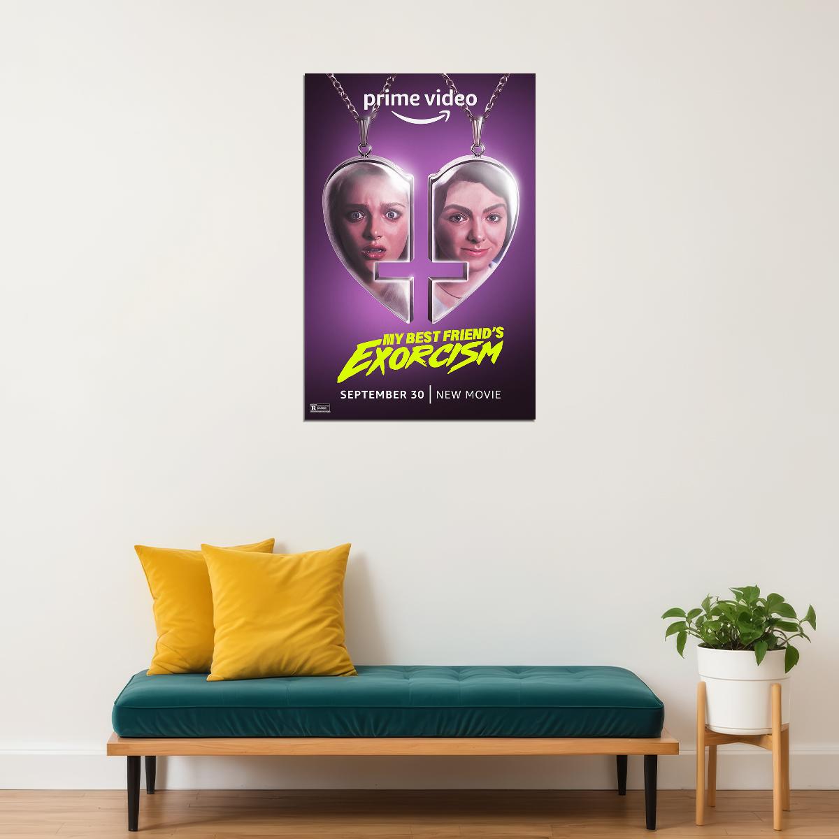 My Best Friend's Exorcism Supernatural Horror Comedy Movie 2022 Poster Wall Art Print Home Wall Decor - xonomax