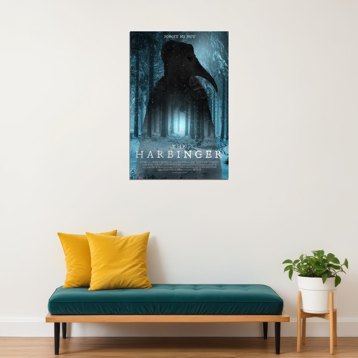 The Harbinger Horror Mystery Thriller Drama Movie Mitton 2022 Poster Wall Art Print Home Wall Decor - xonomax
