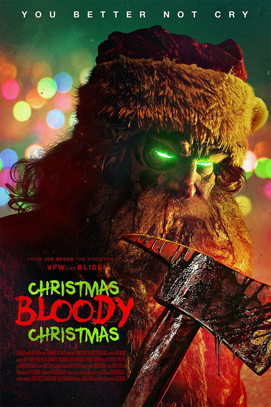 Christmas Bloody Christmas American Christmas Horror Movie 2022 Poster Wall Art Print Home Wall Decor - xonomax
