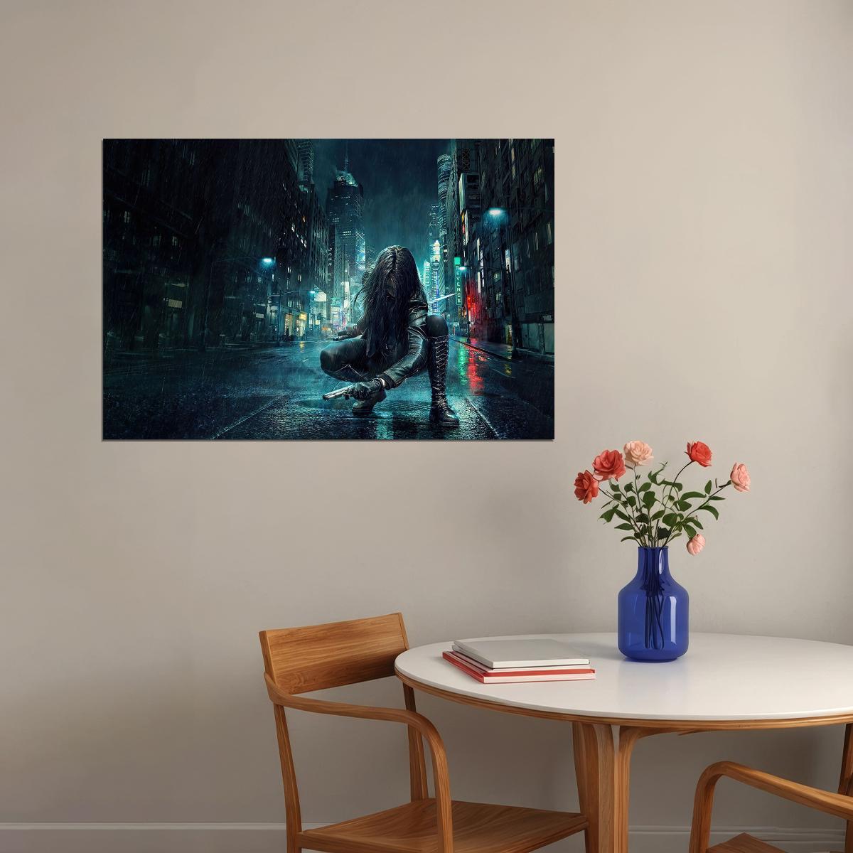 Badass Assassin The Villainess Movie Action Thriller Poster Wall Art Print Home Wall Decor - xonomax