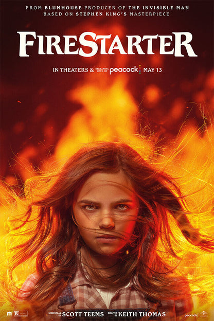 Firestarter American Science Fiction Horror Movie Efron 2022 Poster Wall Art Print Home Wall Decor - xonomax