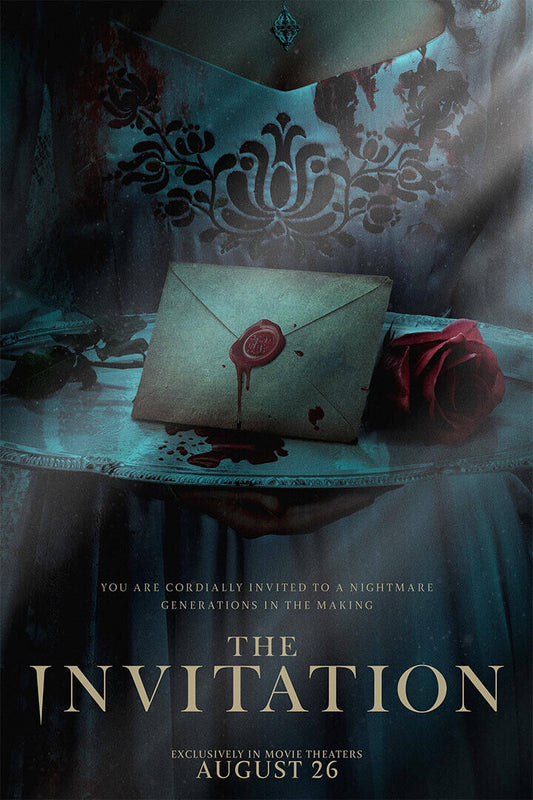 The Invitation American Horror Thriller Movie Thompson 2022 Poster Wall Art Print Home Wall Decor - xonomax