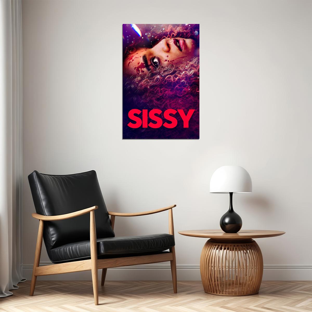 Sissy Hilarious Horror Comedy Movie Barlow Senes Dee 2022 Poster Wall Art Print Home Wall Decor - xonomax