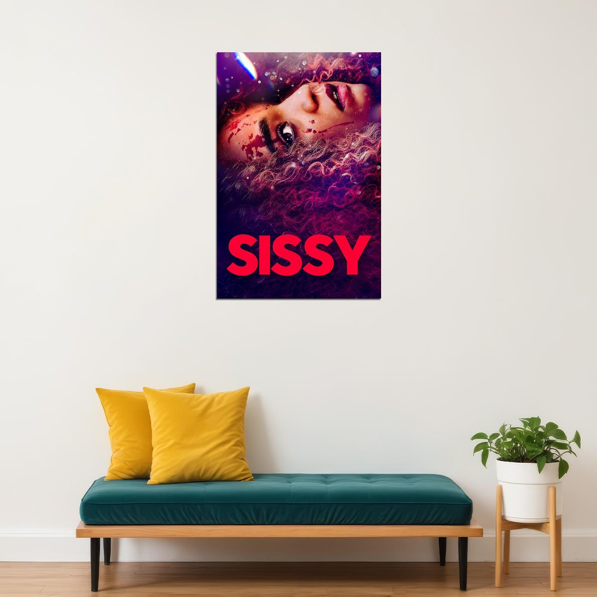 Sissy Hilarious Horror Comedy Movie Barlow Senes Dee 2022 Poster Wall Art Print Home Wall Decor - xonomax