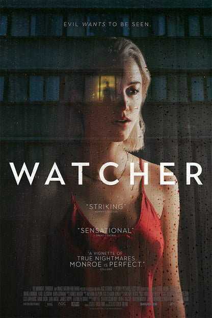 Watcher Psychological Thriller Horror Movie Okuno Monroe 2022 Poster Wall Art Print Home Wall Decor - xonomax