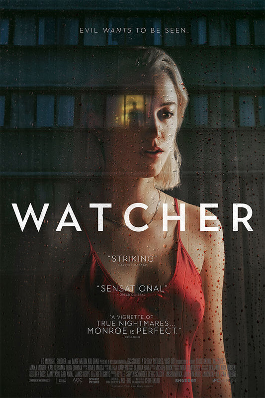 Watcher Psychological Thriller Horror Movie Okuno Monroe 2022 Poster Wall Art Print Home Wall Decor - xonomax