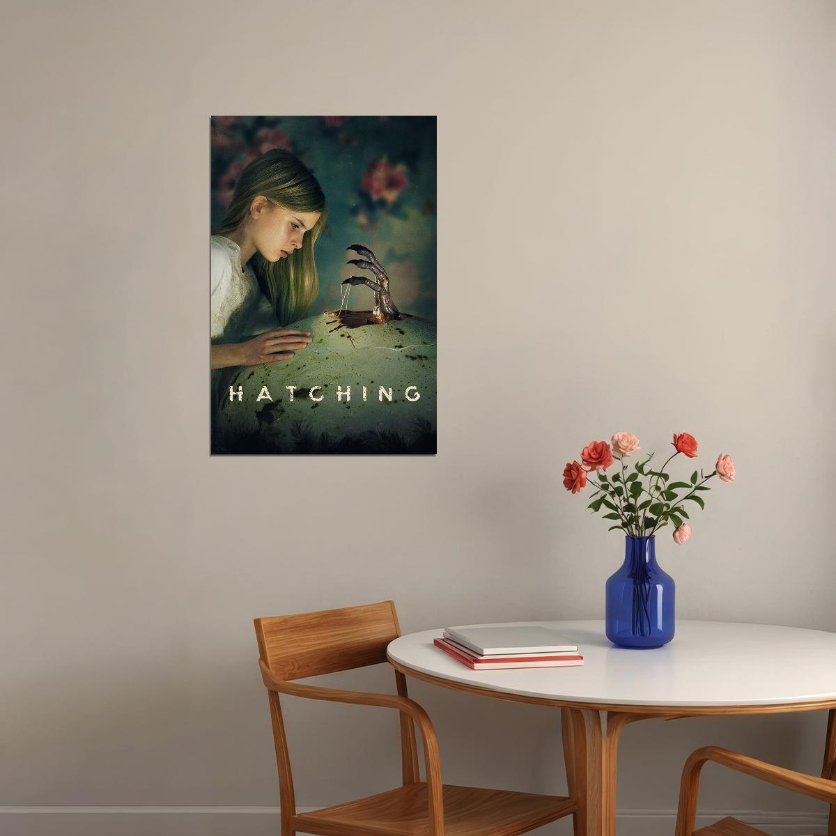 Hatching Psychological Horror Bergholm Solaninna Nordin 2022 Poster Wall Art Print Home Wall Decor - xonomax