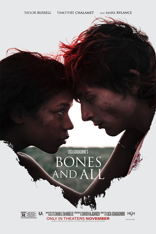 Bones And All Romantic Horror Guadagnino Chalamet Russell 2022 Poster Wall Art Print Home Wall Decor - xonomax