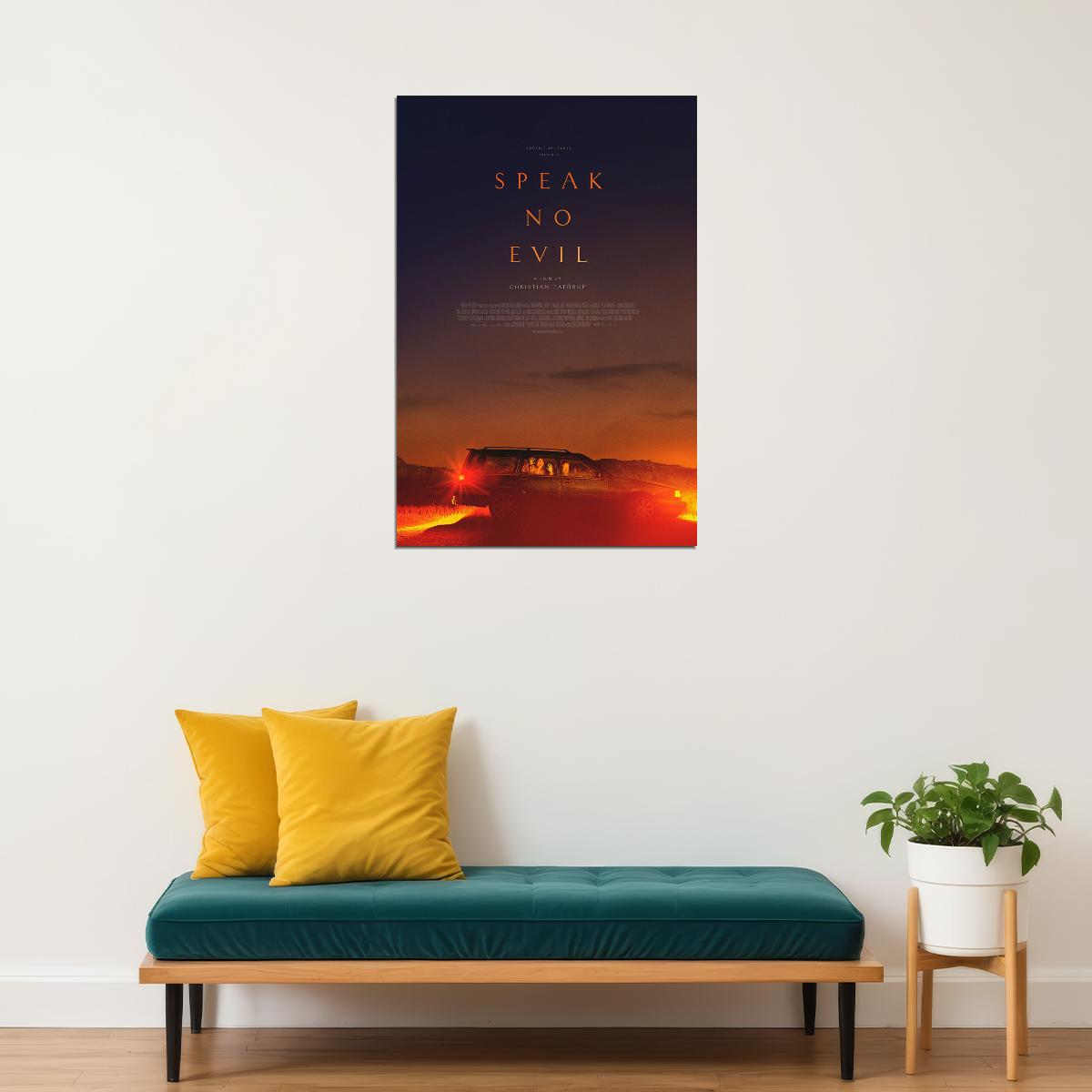 Speak No Evil Psychological Horror Thriller Movie Tafdrup 2022 Poster Wall Art Print Home Wall Decor - xonomax
