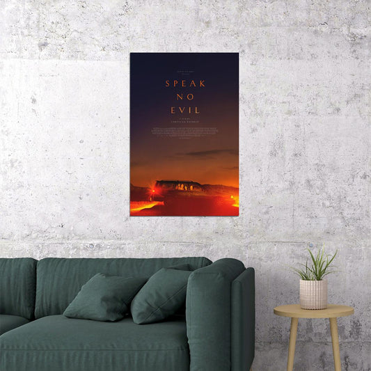 Speak No Evil Psychological Horror Thriller Movie Tafdrup 2022 Poster Wall Art Print Home Wall Decor - xonomax