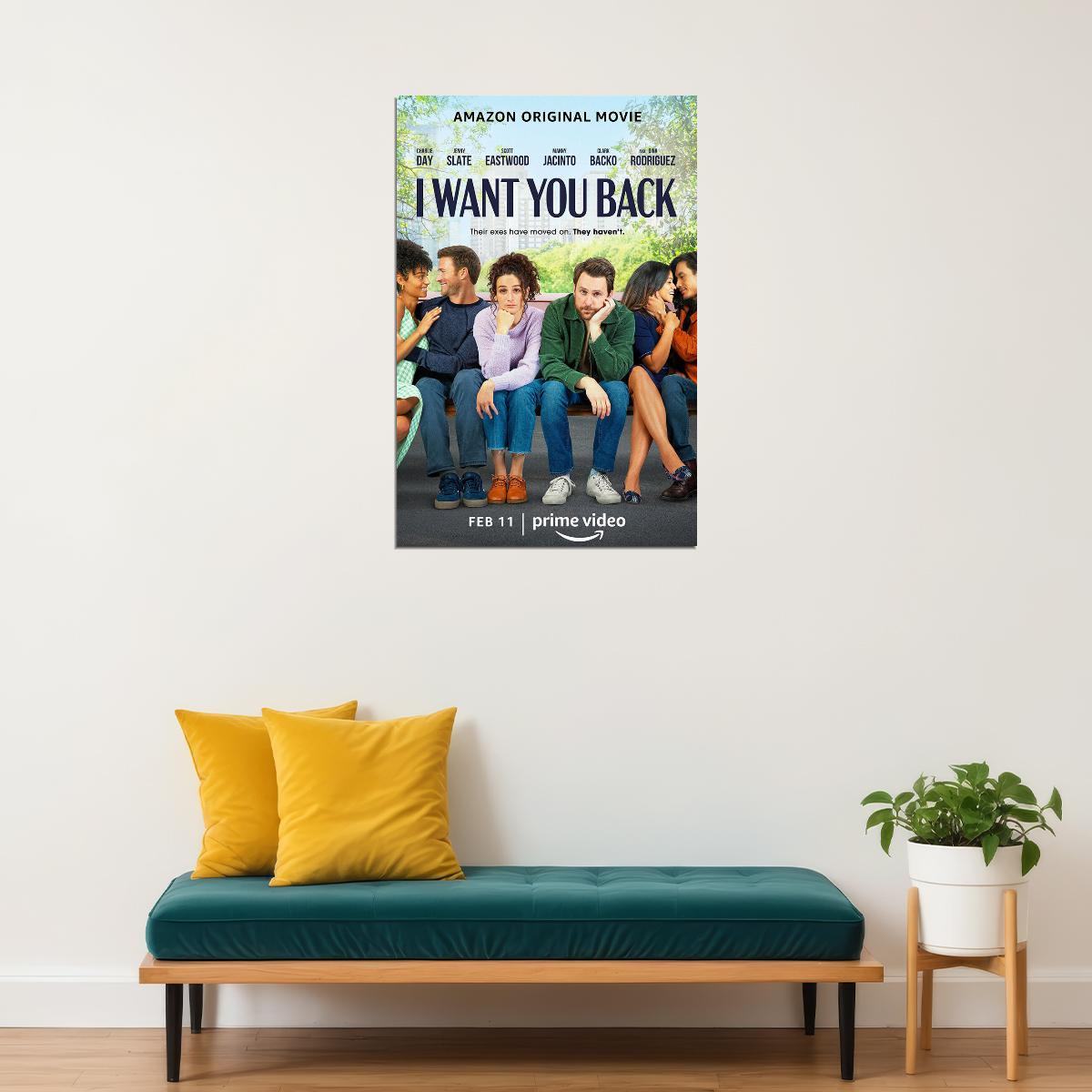 I Want You Back American Romantic Comedy Movie Orley 2022 Poster Wall Art Print Home Wall Decor - xonomax