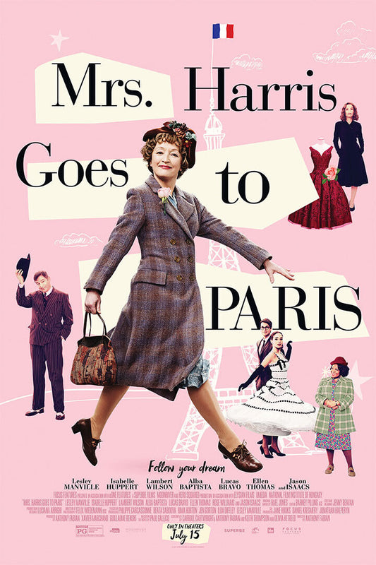 Mrs. Harris Goes To Paris Drama Comedy Movie Fabian 2022 Poster Wall Art Print Home Wall Decor - xonomax