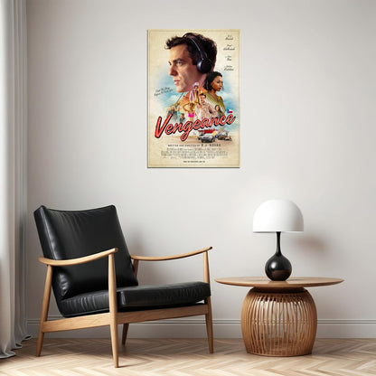 Vengeance American Black Comedy Movie Novak Cameron 2022 Poster Wall Art Print Home Wall Decor - xonomax