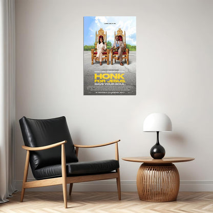 Honk For Jesus Save Your Soul American Comedy Movie Ebo 2022 Poster Wall Art Print Home Wall Decor - xonomax